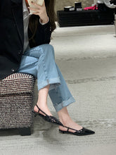 Zapatos de tacón francés clásico con punta en punta para mujer